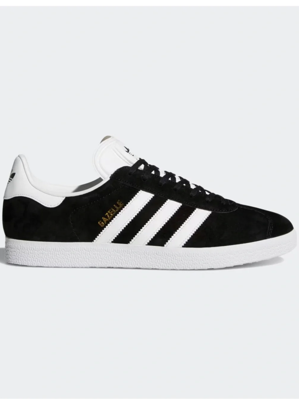 Adidas Gazelle Black & White Suede Sneakers
